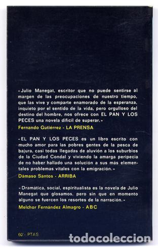 Libros de segunda mano: MANEGAT, Julio.  El pan y los peces.  1971. - Foto 2