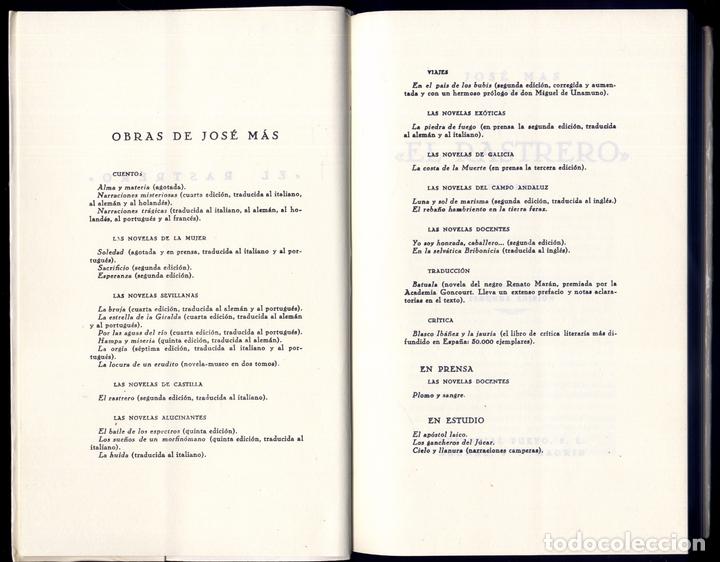 Libros de segunda mano: MAS, Jos&eacute;.  &ldquo;El Rastrero&rdquo;.  1990. - Foto 2