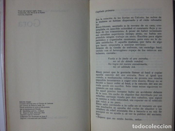 Libros de segunda mano: GORA - RABINDRANATH TAGORE - C&Iacute;RCULO DE LECTORES - 1962 - Foto 3