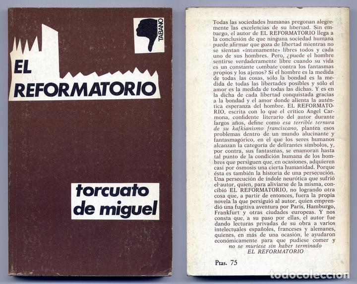 Libros de segunda mano: MIGUEL, Torcuato de.  El reformatorio.  1971. - Foto 1