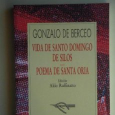 Libros de segunda mano: VIDA DE SANTO DOMINGO DE SILOS / POEMA DE SANTA ORIA - GONZALO DE BERCEO - AUSTRAL A262, 1992, 1ª ED