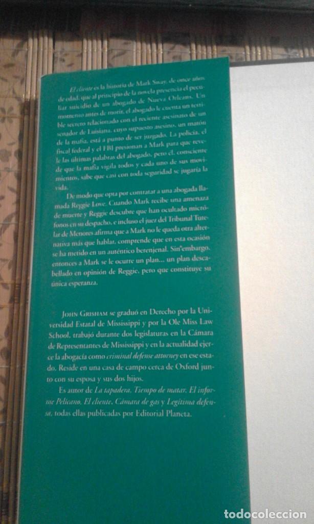 Libros de segunda mano: El cliente - John Grisham - Foto 3