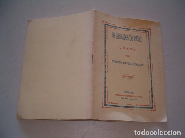 Gebrauchte B&uuml;cher: EVARISTOMARTELO PAUMAN Os afillados do demo. Edici&oacute;n facs&iacute;mil de la de 1885. RMT78996.