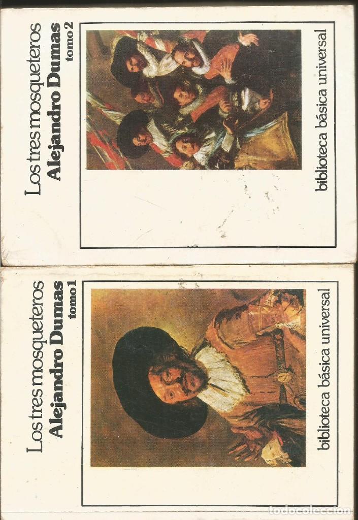 Libros de segunda mano: ALEJANDRO DUMAS. LOS TRES MOSQUETEROS. 3 TOMOS - Foto 2