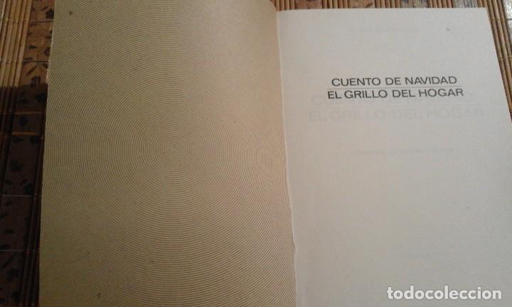 Libros de segunda mano: Cuento de Navidad / El grillo del hogar - Charles Dickens - Foto 3
