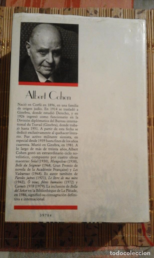 Libros de segunda mano: Bella del se&ntilde;or - Albert Cohen - Foto 2