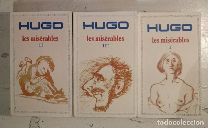 Libros de segunda mano: Les mis&eacute;rables (3 tomos) - Victor Hugo (versi&oacute;n en franc&eacute;s) - Foto 1