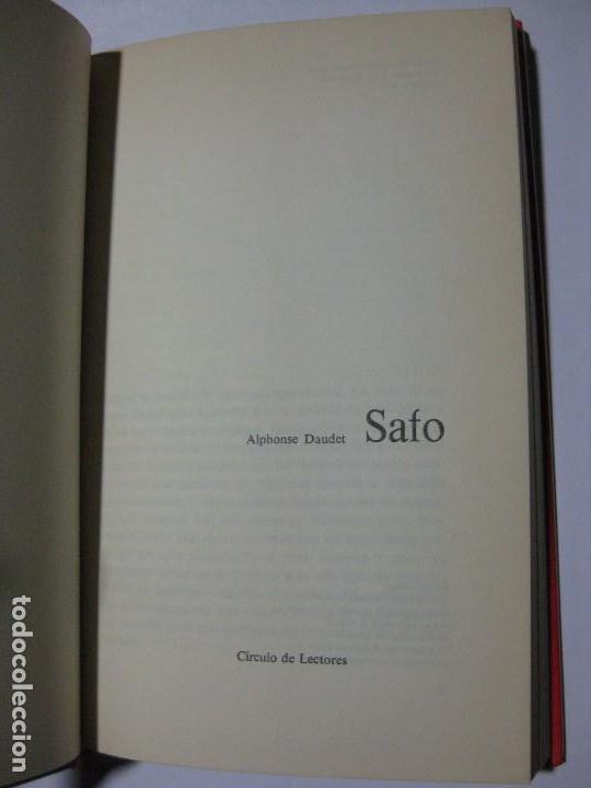 Libros de segunda mano: SAFO - ALPHONSE DAUDET - C&Iacute;RCULO DE LECTORES - 1966 - Foto 2