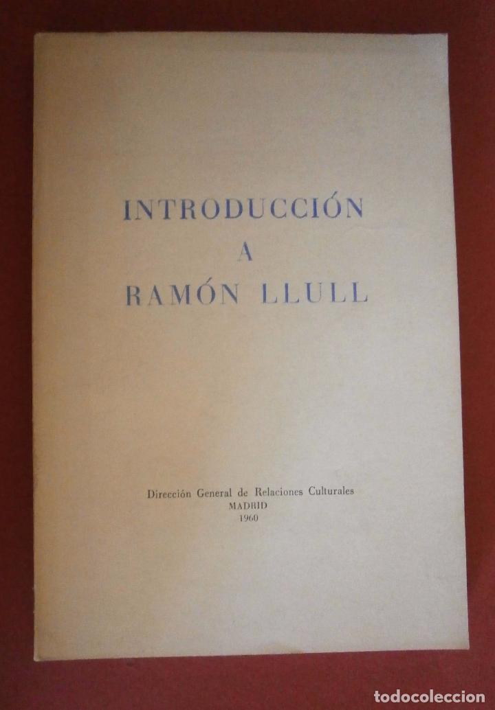Libros de segunda mano: Introduccion a Ramon Llull - Foto 1