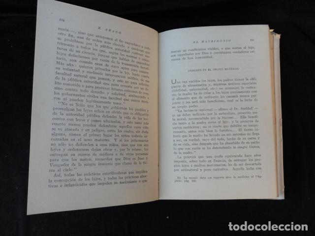 Libros de segunda mano: LIBRO - EL MATRIMONIO -. A&Ntilde;O 1941. - Foto 3