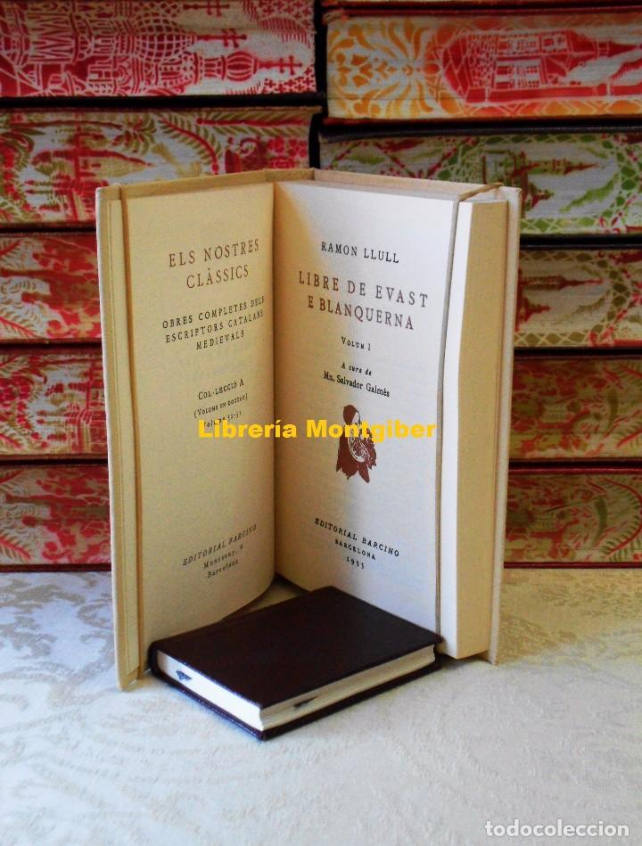 Libros de segunda mano: LIBRE DE EVAST E BLANQUERNA . 4 Vols.  Autor : Llull, Ramon - Foto 5