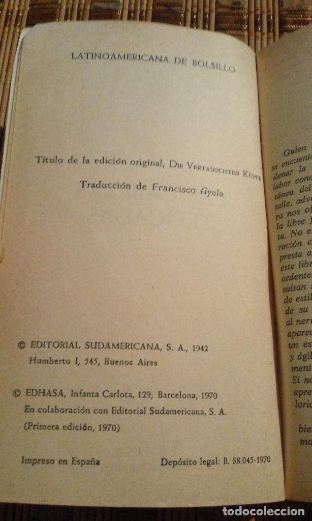 Libros de segunda mano: Las cabezas trocadas - Thomas Mann - Foto 3