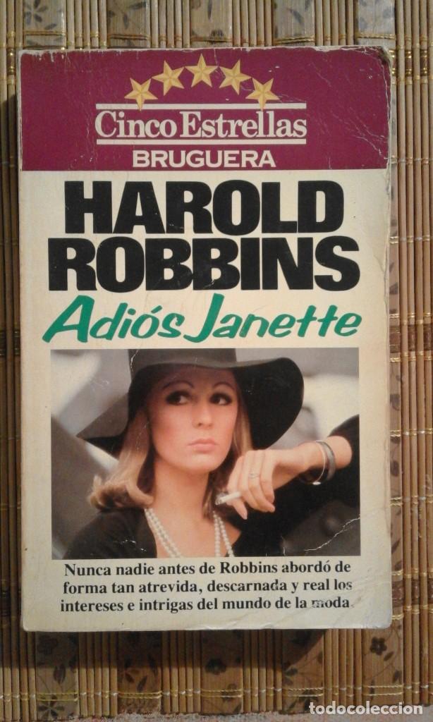 Libros de segunda mano: Adi&oacute;s Janette - Harold Robbins - Foto 1
