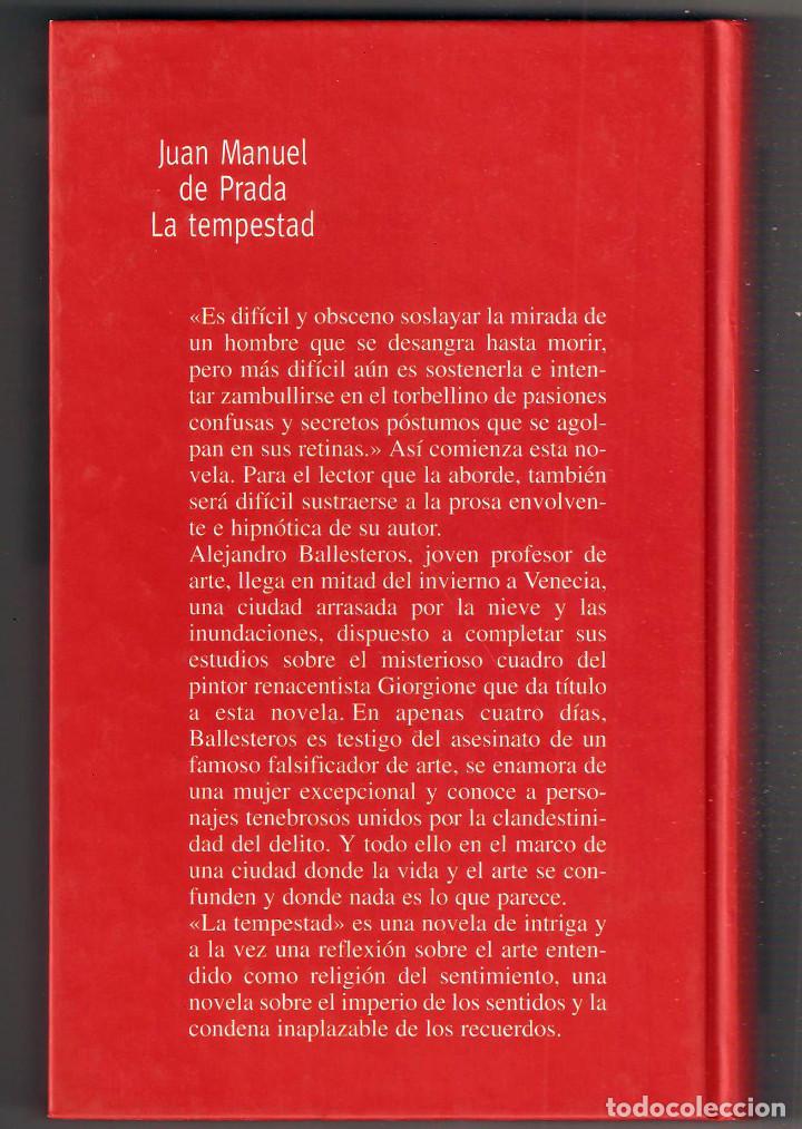 Libros de segunda mano: JUAN MANUEL DE PRADA - LA TEMPESTAD - Foto 2