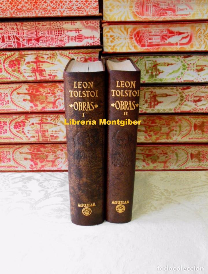 Libros de segunda mano: OBRAS . 2 Vols.    Autor :  Tolstoi, Le&oacute;n Nikola