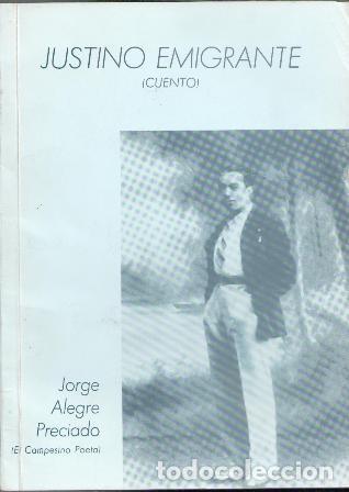 Libros de segunda mano: Justino Emigrante, Cuento - Foto 1