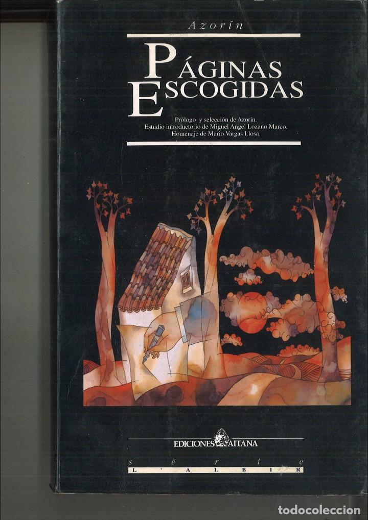 Libros de segunda mano: P&Aacute;GINAS ESCOGIDAS. Azor&iacute;n - Foto 1
