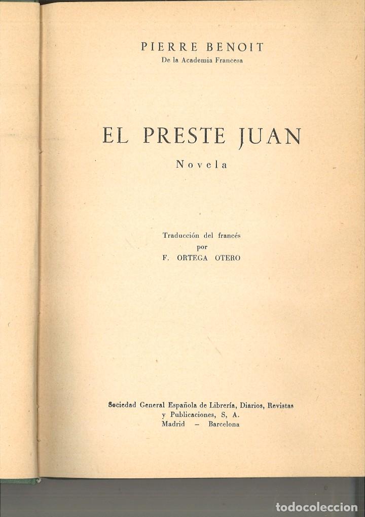 Libros de segunda mano: EL PRESTE JUAN. Pierre Benoit - Foto 1
