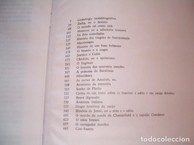 Libros de segunda mano: VOLTAIRE. Romances e contos completos. RMT80542. - Foto 2
