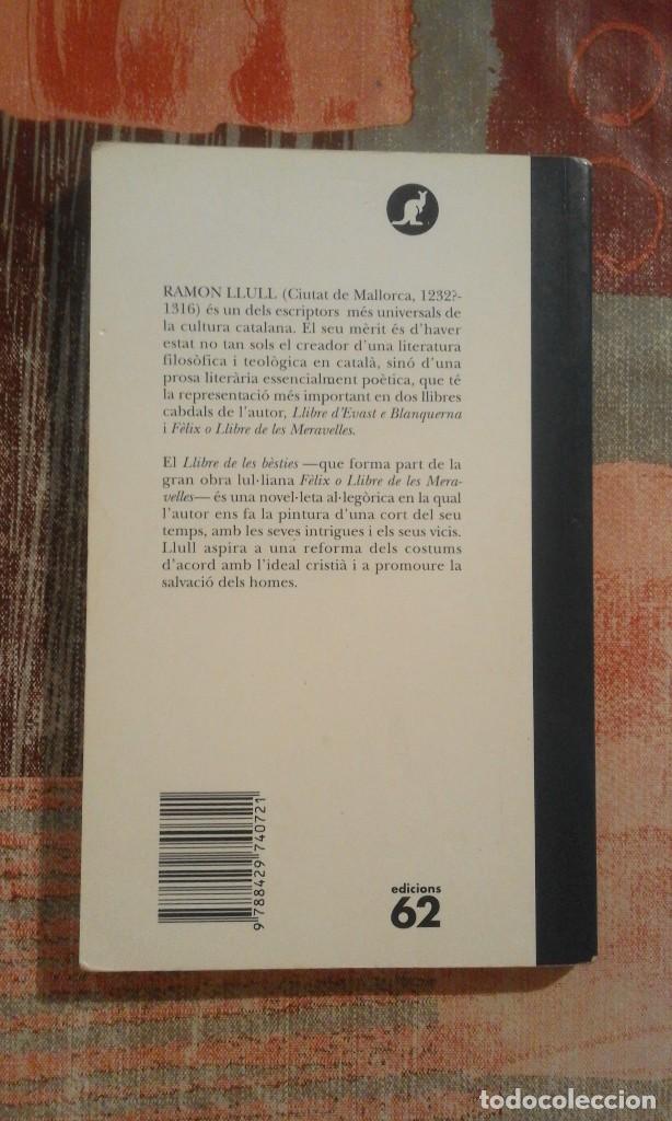 Libros de segunda mano: Llibre de les b&egrave;sties - Ramon Llull - Foto 2