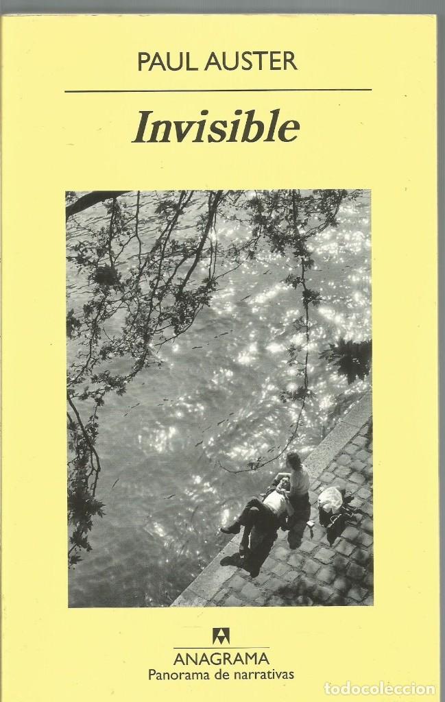 Libros de segunda mano: PAUL AUSTER. INVISIBLE. ANAGRAMA PRIMERA EDICION - Foto 1