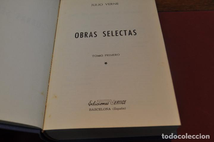 Libros de segunda mano: 2 tomos obras selectas Julio Verne - Eterna - CLB - Foto 2