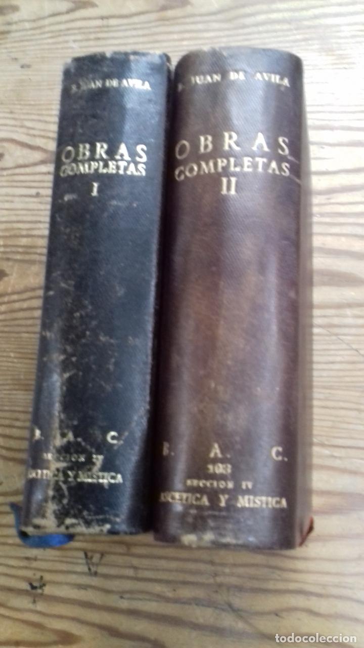 Libros de segunda mano: Obras completas. 2 tomos (&Aacute;vila) - Foto 1