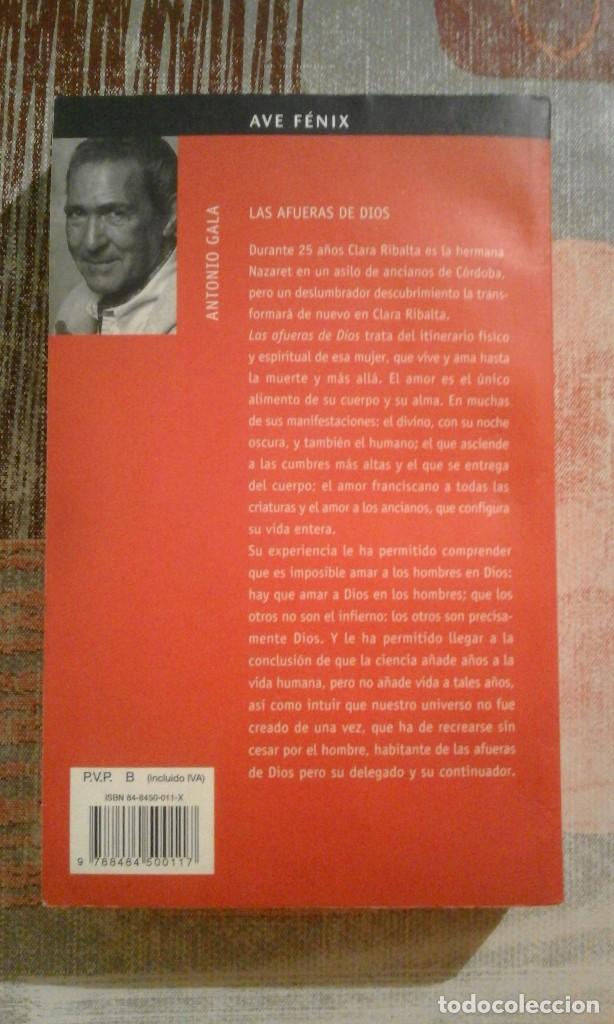 Libros de segunda mano: Las afueras de Dios - Antonio Gala - Foto 2