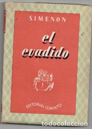 Libros de segunda mano: El evadido, Simenon. Corinto - Foto 1