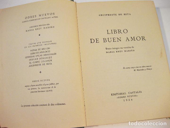 Libros de segunda mano: LIBRO DEL BUEN AMOR - EDITORIAL CASTALIA 1954 - Foto 1