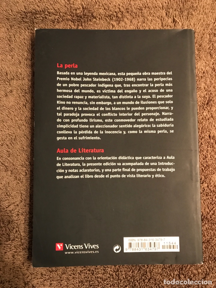 Libros de segunda mano: Libro, LA PERLA, por John Steinbeck (a.2013) - Foto 2