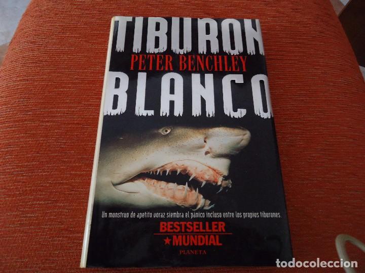 Libros de segunda mano: peter benchley:tiburon blanco - Foto 1