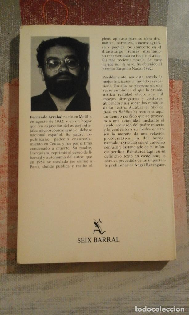 Libros de segunda mano: Baal Babilonia - Fernando Arrabal - Foto 2