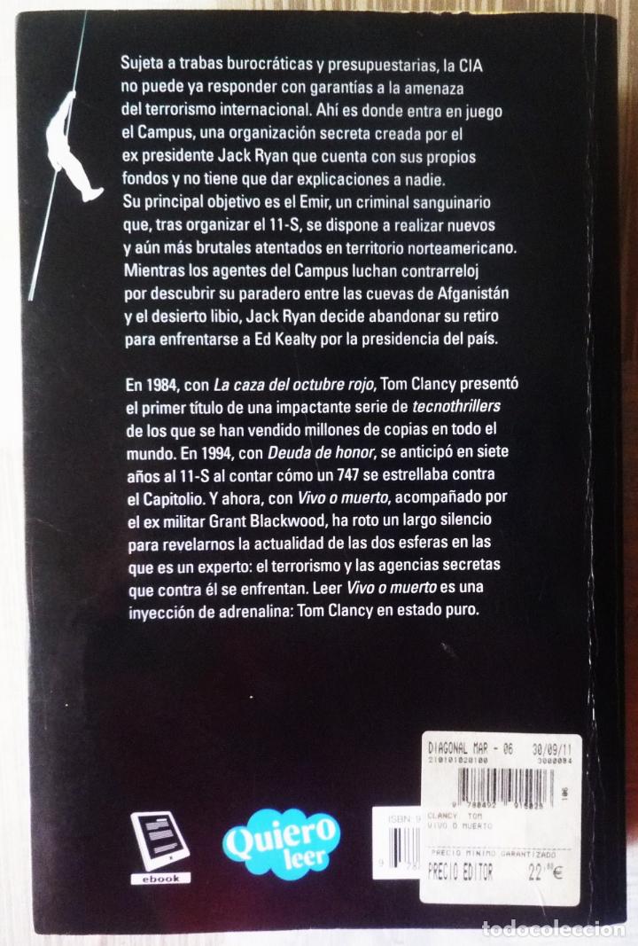 Libros de segunda mano: TRES LIBROS DE TOM CLANCY - Foto 3