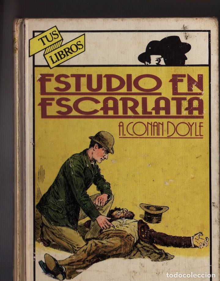 Libros de segunda mano: estudio en escarlata a. conan doyle - Foto 1