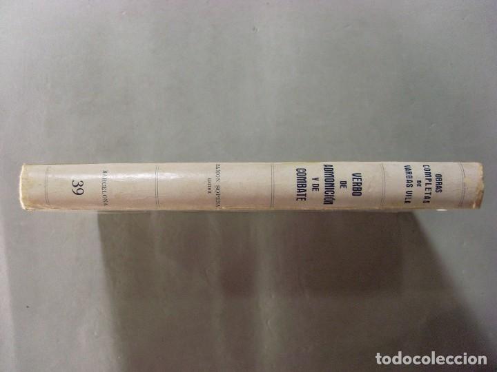 Libros de segunda mano: VERBO DE ADMONICI&Oacute;N Y DE COMBATE / Vargas Vila / - Foto 3