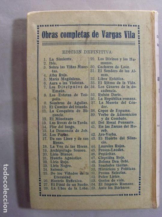 Libros de segunda mano: VERBO DE ADMONICI&Oacute;N Y DE COMBATE / Vargas Vila / - Foto 4