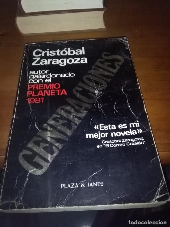 Libros de segunda mano: GENERACIONES. CRIST&Oacute;BAL ZARAGOZA. EST4B2 - Foto 1