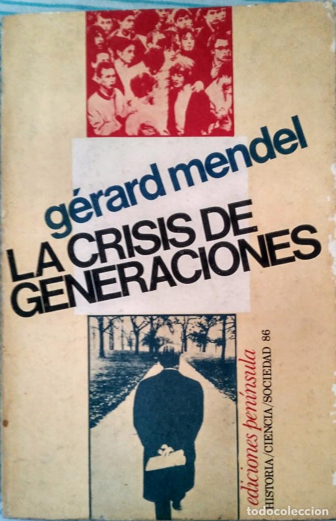 Libros de segunda mano: La crisis de generaciones - Gerard Mendel - Foto 1