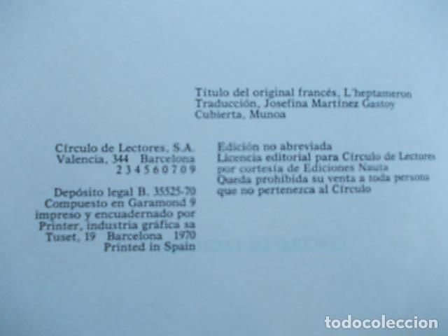 Libros de segunda mano: El Heptamer&oacute;n - Foto 3