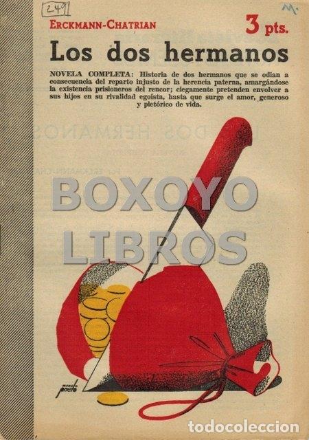 Libros de segunda mano: ERCKMANN-CHATRIAN. Los dos hermanos. Novela completa - Foto 1