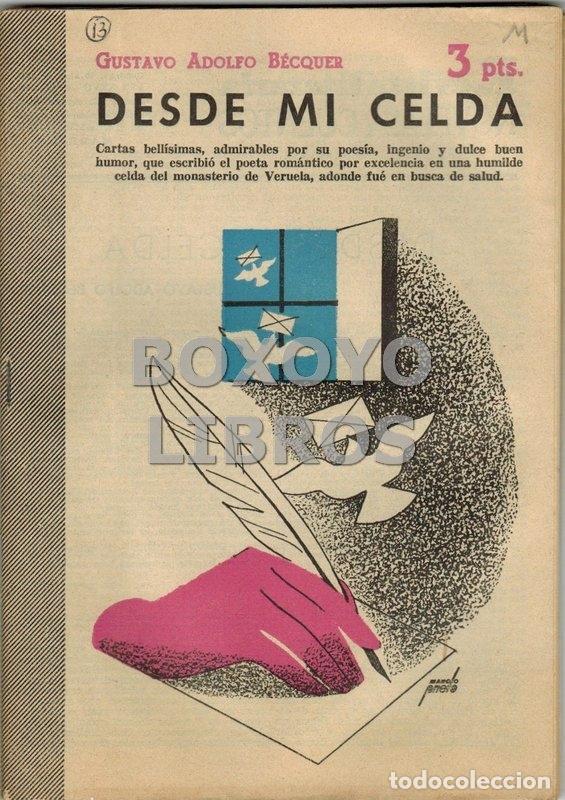 Libros de segunda mano: B&Eacute;CQUER, Gustavo Adolfo. Desde mi celda - Foto 1