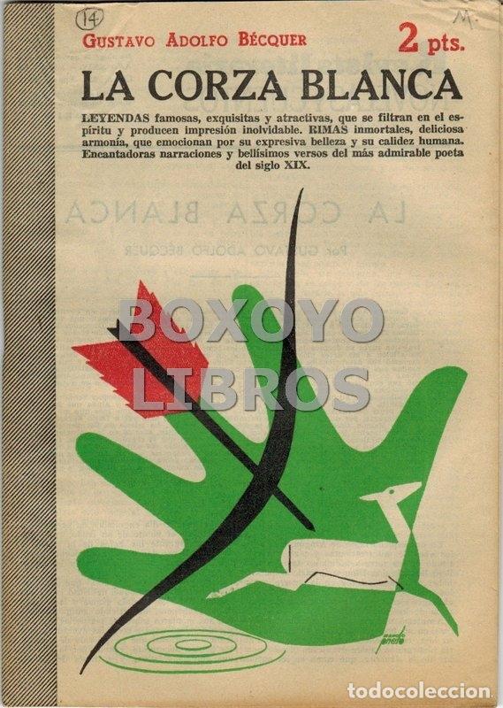 Libros de segunda mano: B&Eacute;CQUER, Gustavo Adolfo. La corza blanca - Foto 1