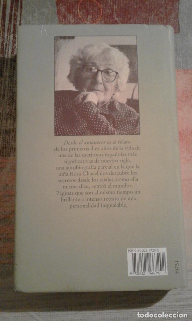 Libros de segunda mano: Desde el amanecer - Rosa Chacel - Foto 2