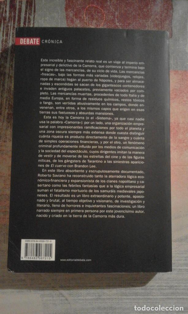 Libros de segunda mano: Gomorra - Roberto Saviano - Foto 2