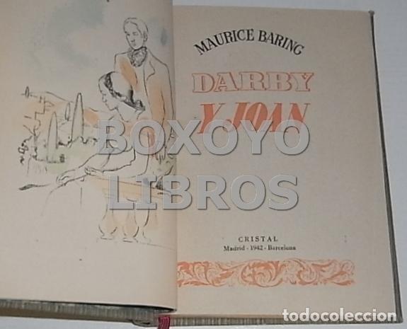 Libros de segunda mano: BARING, Maurice. Darby y Joan - Foto 2