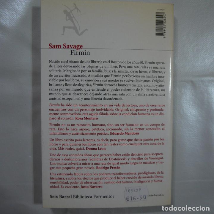 Libros de segunda mano: FIRMIN - SAM SAVAGE - SEIX BARRAL - 2008 - Foto 5