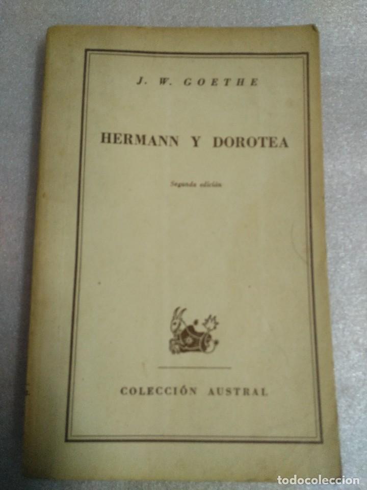 Libros de segunda mano: HERMANN Y DOROTEA. GOETHE. AUSTRAL - Foto 1