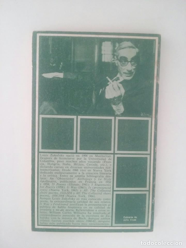 Libros de segunda mano: FERDINAND - LOUIS ZUKOFSKY - Foto 2