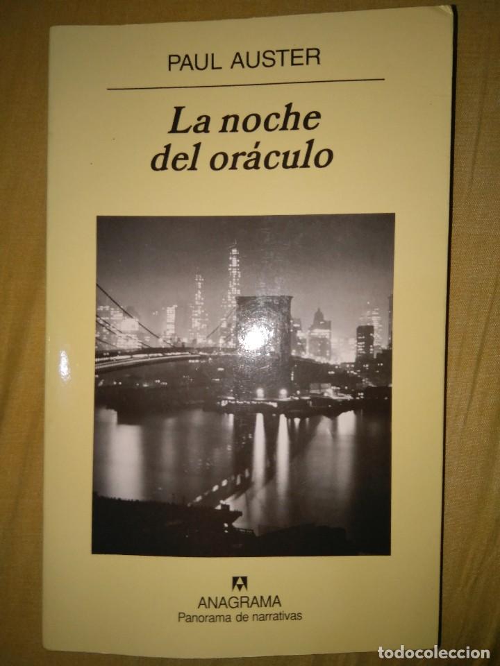Libros de segunda mano: PAUL AUSTER LA NOCHE DEL ORACULO ANAGRAMA - Foto 1